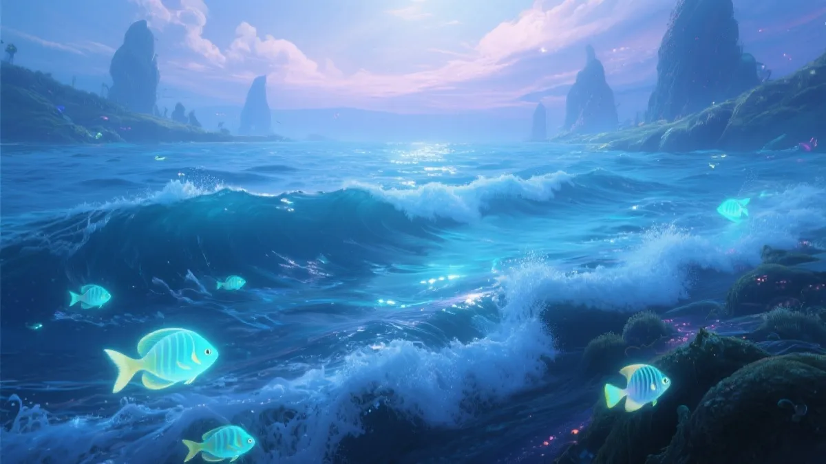 海洋主题游戏场景插图